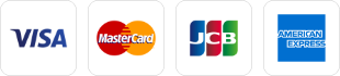 VISA MASTERCARD JCB AMERICAN EXPRESS